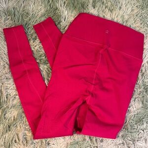 Fabletics SculptKnit Highwaisted Pink Leggings